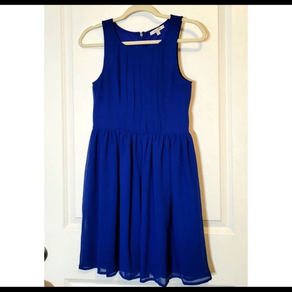 Royal blue dress